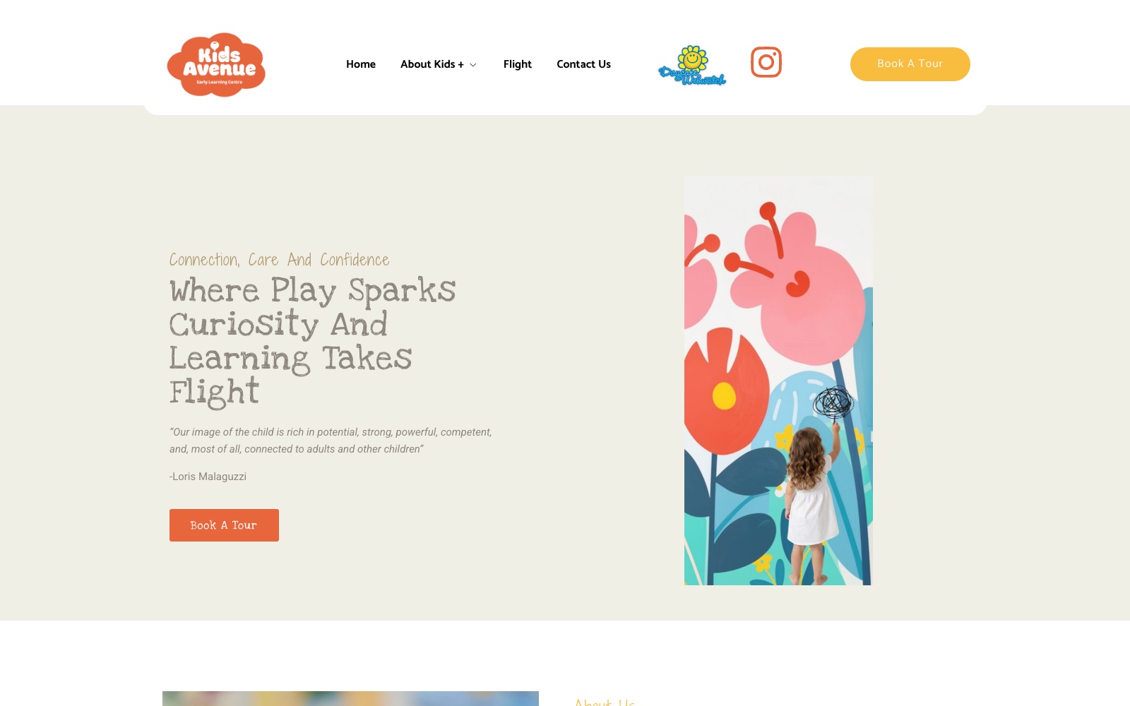 Kids Avenue — live website by noloweb