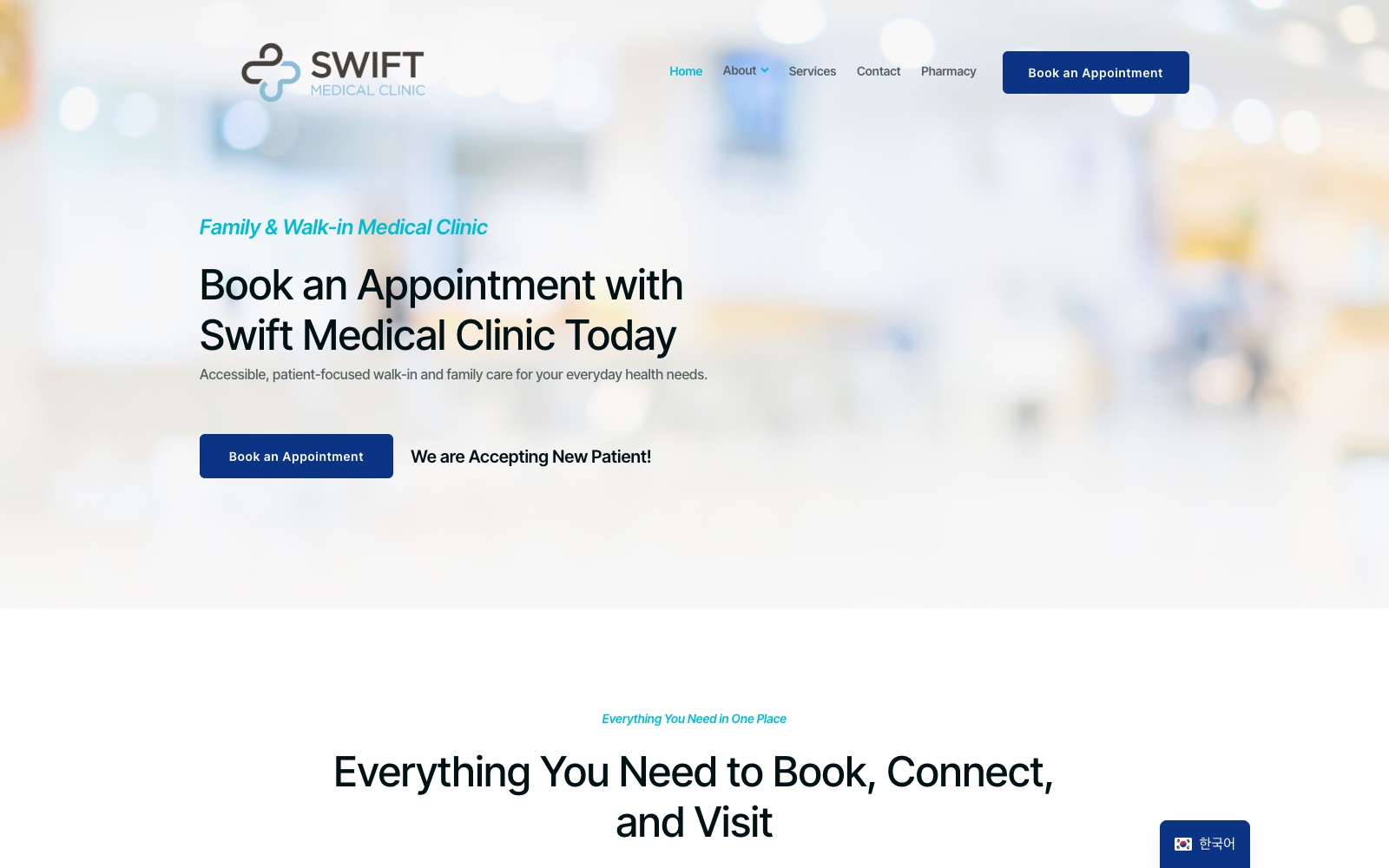 Swift Medical Clinic — live website by noloweb