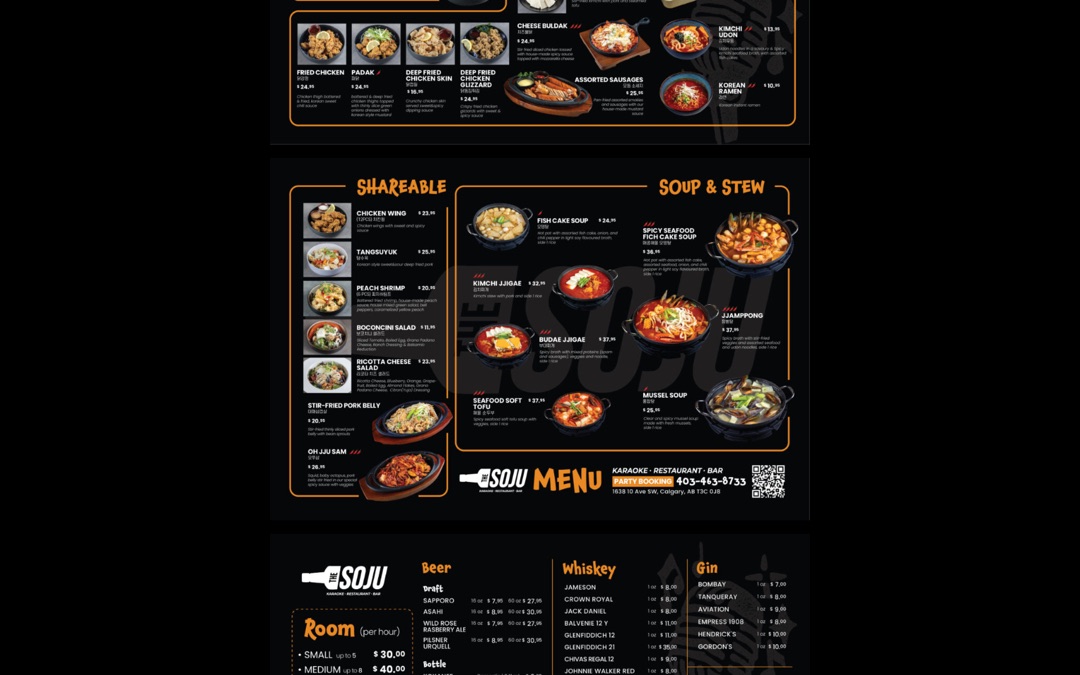 The Soju website by noloweb